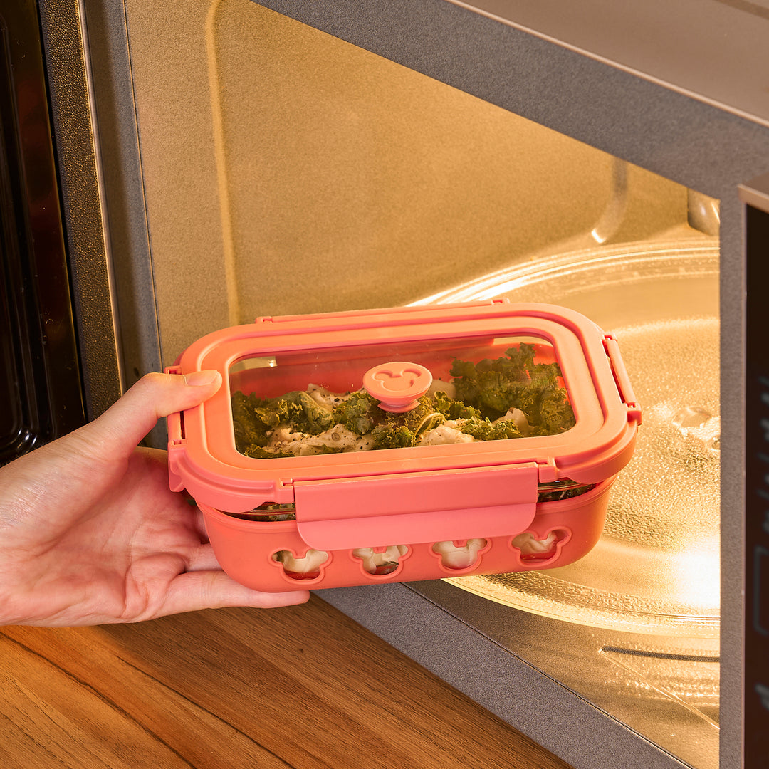 Meyer X Disney Large Rectangle Glass Storage Container with Air Tight Detachable Lid