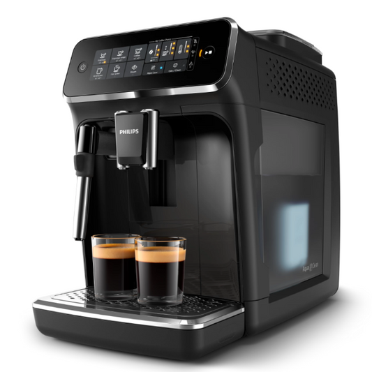 PHILIPS Series 3200 Fully automatic espresso machines | Intuitive Touch Display, Built-In Grinder & Milk Frother – Perfect Café-Style Coffee at Home (EP3221/40)