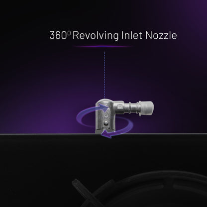 3 Burner Glass Gas Stove with High Flame Brass Burner - Manual/Auto Ignition (1038GTBBBL)