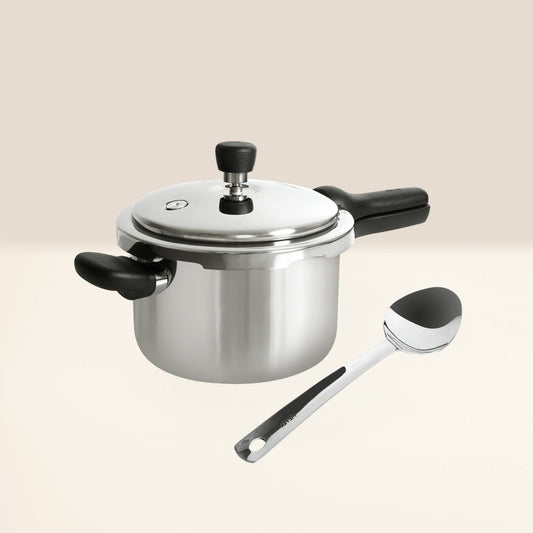 MEYER Presta Pressure Cooker+Serving Spoon 2-Piece Set (3L) (32cm)