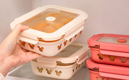 Meyer X Disney Large Rectangle Glass Storage Container with Air Tight Detachable Lid