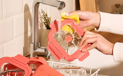 Disney Rectangle Glass Container with Air Tight Detachable Lid (set of 2)