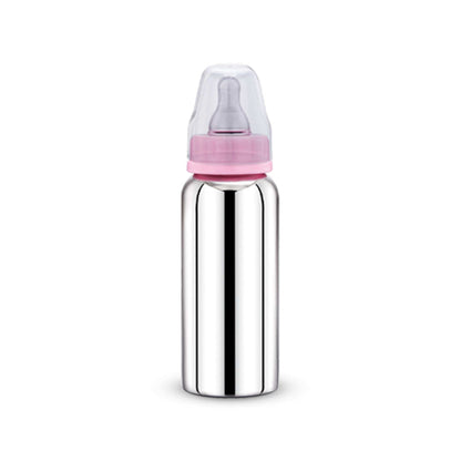 Maxima Prince Stainless Steel Baby Feeding Bottle with Plastic Cap