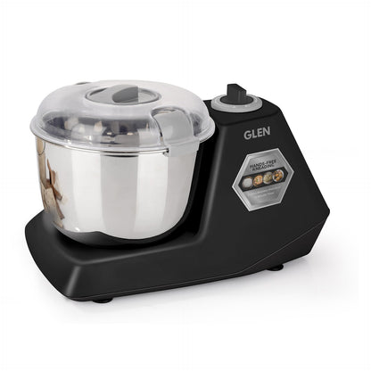 GLEN Atta Kneader Dough Maker 650 W | Hands-free kneading & 3 Litres Large SS Bowl (SA-3032DMBL)