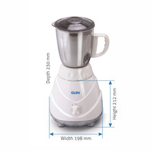 Mixer Grinder 750W 100% Copper Motor, 1 Transparent Jar, 3 Stainless Steel Jars, - White (4022 PLUS)