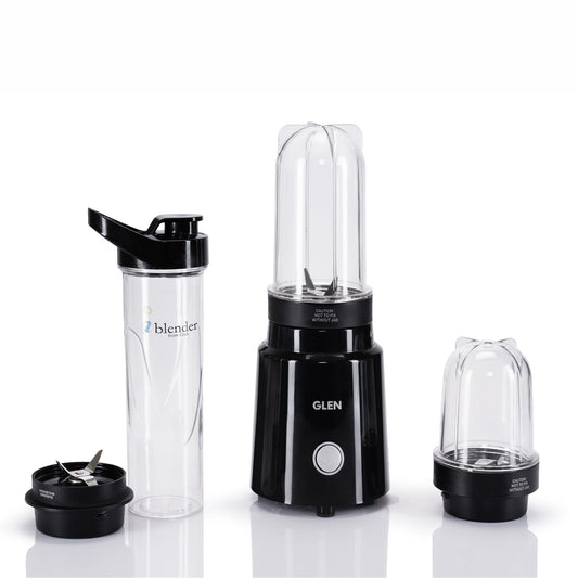 GLEN Active-Blender, 350W Grinder Blender, 2 Unbreakable Food Grade Jars and Personal Bottle (SA4048NPLUS)