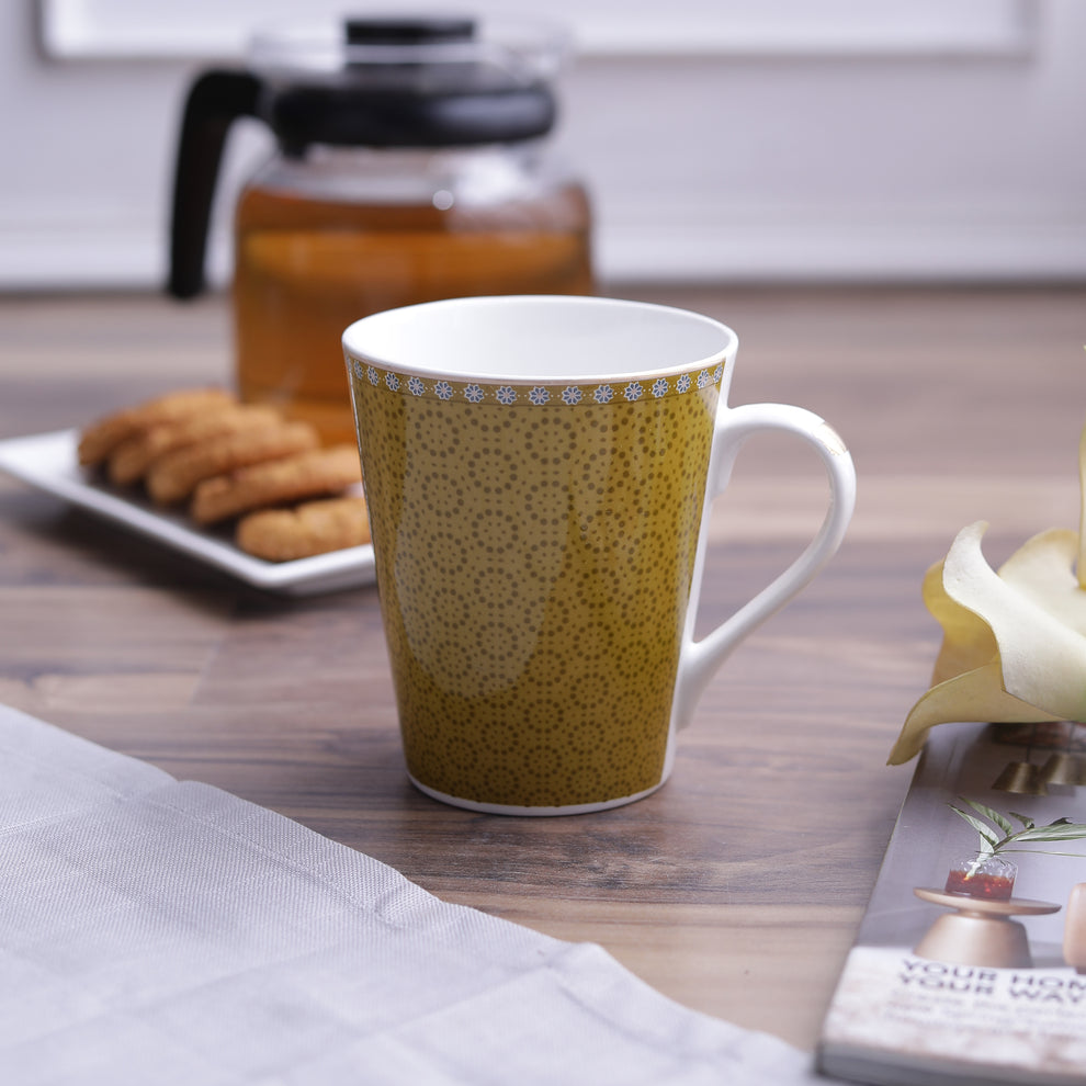 Claycraft Zing Ajarak Coffee & Milk Mug, 340ml, 2 Piece