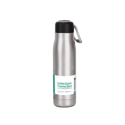 KAIROS Sports Guard Thermo Steel Water Bottle – Hot & Cold Insulated Stainless Steel Flask, BPA-Free.