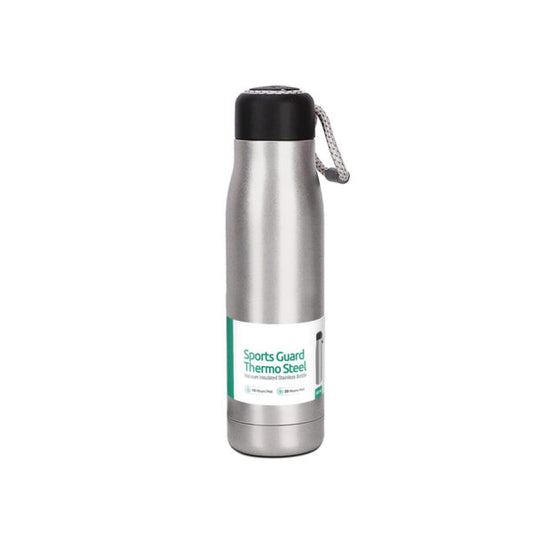 KAIROS Sports Guard Thermo Steel Water Bottle – Hot & Cold Insulated Stainless Steel Flask, BPA-Free.