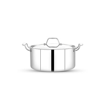 Maxima Triply Stainless Steel Sauce Pot with lid (Induction Friendly)