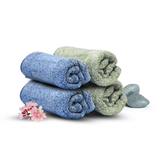 KAIROS Hand Towel Set of 4 | Premium Micro-Fiber Hand Towels Set | 350 GSM