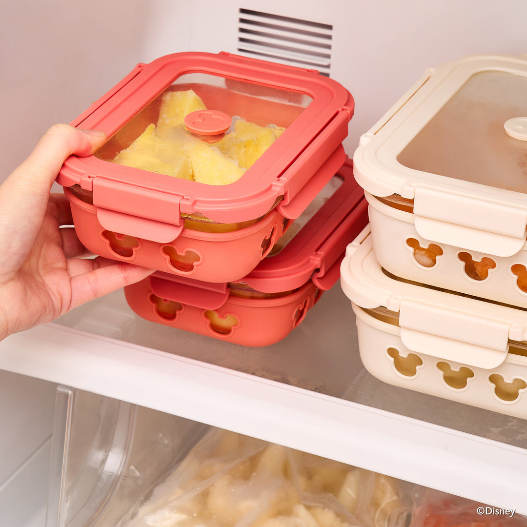 Meyer X Disney Large Rectangle Glass Storage Container with Air Tight Detachable Lid