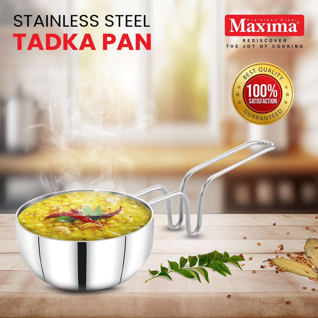 Maxima Stainless Steel Tadka Pan/Tempering pans