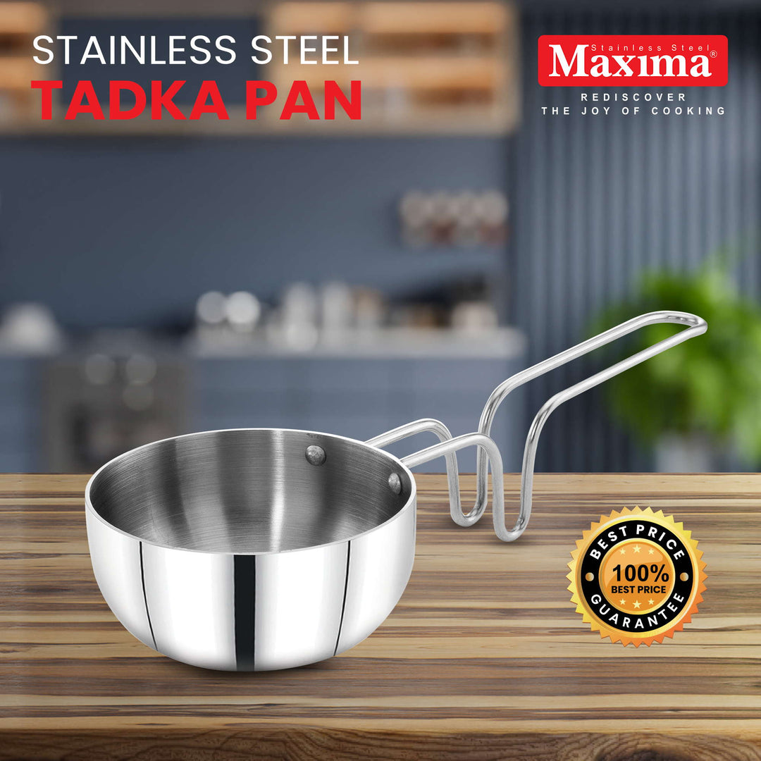 Maxima Stainless Steel Tadka Pan/Tempering pans