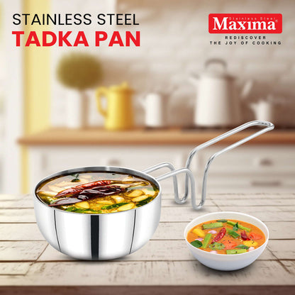 Maxima Stainless Steel Tadka Pan/Tempering pans