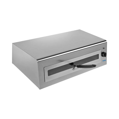 GLEN 1400W Electric Tandoor & Grill | Extra Large Capacity | Matt Finish Stainless Steel Body | Ideal for Baking, Roasting, Toasting & Grilling – Silver (5014 XL)