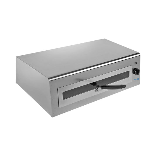 GLEN 1400W Electric Tandoor & Grill | Extra Large Capacity | Matt Finish Stainless Steel Body | Ideal for Baking, Roasting, Toasting & Grilling – Silver (5014 XL)