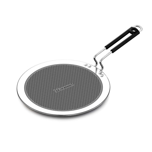 Maxima Triply Stainless Steel Honeycomb Paratha Tawa (Induction Friendly)