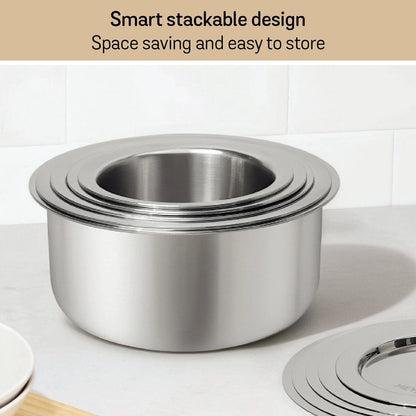 Meyer Trivantage (set of 4) Tri-ply Stainless Steel Tope With Lid (Multiple Combos Available)