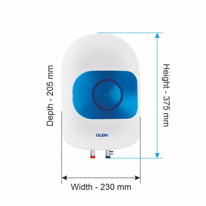 Instant Water Heater 3 Litre 3000W, 6 Bar Pressure, Stainless Steel Tank, ISI (7051)