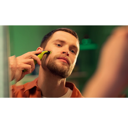 Philips OneBlade I Hybrid Trimmer & Razor I Trim, Edge & Shave | 2x Powerful Motor | Longer Battery Life I No Skin Irritation as Blade Never Touches Skin | Dual Protection Technology | QP2724/10