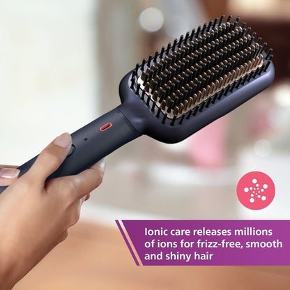 PHILIPS Series 5000 Argan Oil Infused Heated straightening brush (BHH885/10)