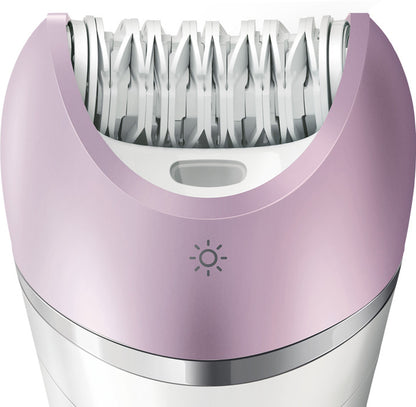 PHILIPS Series 8000 Wet and Dry Epilator For Face And Body Hair Removal (BRE710/00)