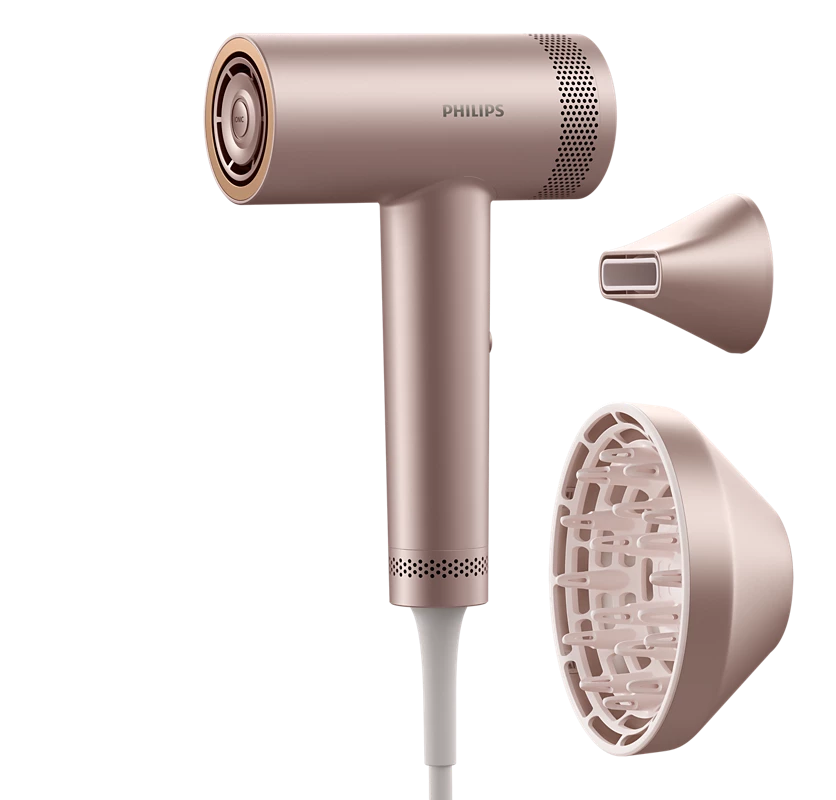 PHILIPS Series 8000 Hair Dryer with ThermoShield Advanced (BHD837/10)