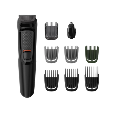 PHILIPS Series 3000 Multigroom, All in one Trimmer for Head and Body 9 in 1 | 60 min Runtime (MG3710/65)