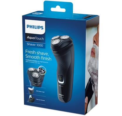 Philips AquaTouch Shaver | Wet or Dry electric shaver | 1000 Series
