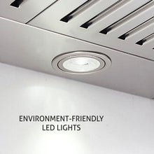 Electric Kitchen Chimney, T Shape Glass Baffle filters 60cm 1250 m3/h -Silver (6062 SS)