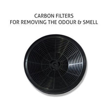 Straight Line Kitchen Chimney Recirculation only Carbon Filters Baffle filters 60cm 1000 m3/h -Silver (6003 SS)