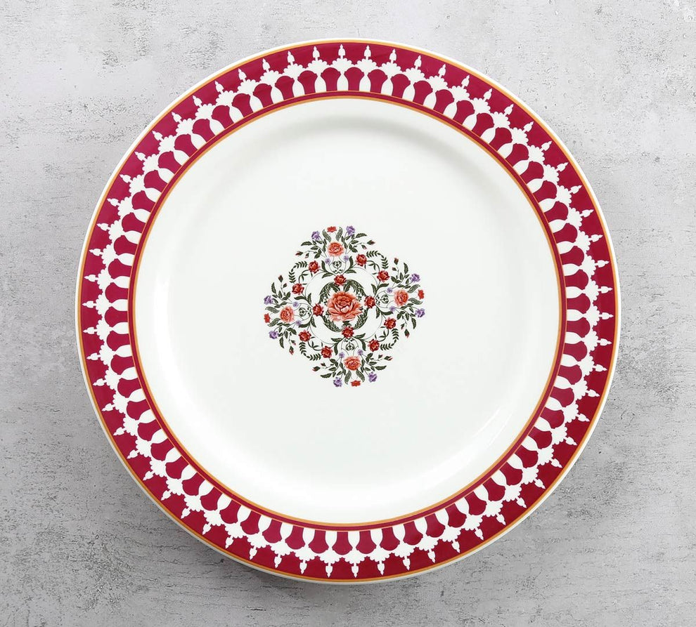 Claycraft India Circus Floral Fountain Dinner Plate 10.5" (1 Piece) (Copy)
