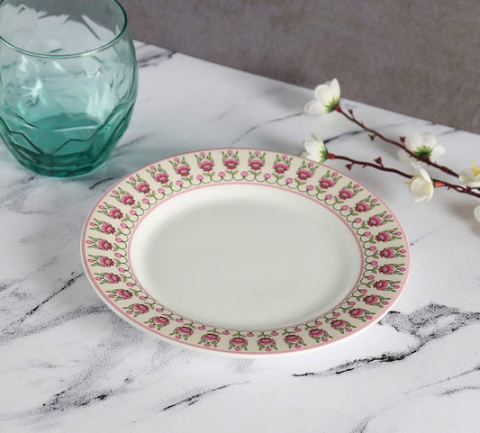 Claycraft India Circus Rose Mallow Moscheutos Side Plate 7" (1 Piece)