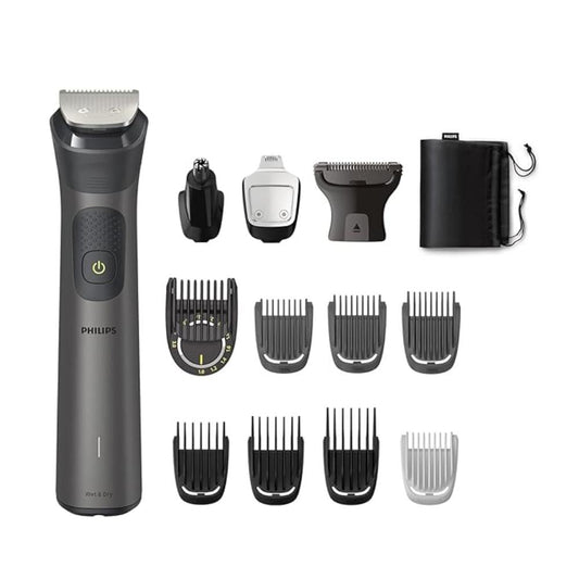 PHILIPS Series 7000 Multigroom Face, Body and Private Parts Patented Twin Trim Blades, 13 in 1 I Precision Trimming | 120 mins. runtime (MG7920/65)
