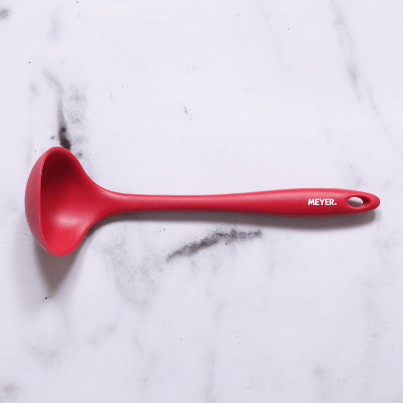 Meyer Silicone Round Ladle, Red