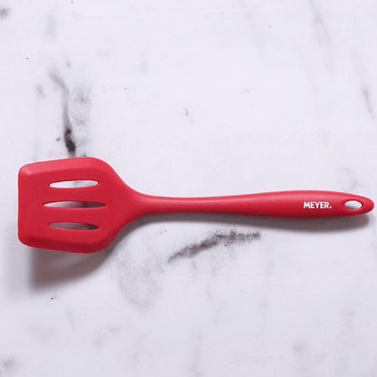 Meyer Silicone Slotted Turner, Red