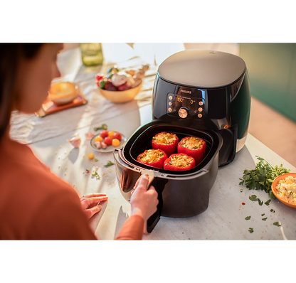 PHILIPS Premium 1.4kg Airfryer XXL | Rapid Air Technology, Fat Removal technology, Smart Sensing technology | Perfect for Modified kitchens (HD9867/90)