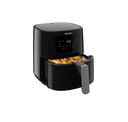 PHILIPS 3000 Series Airfryer L | Rapid Air Technology, Compact 4.1L Airfryer (HD9252/70)