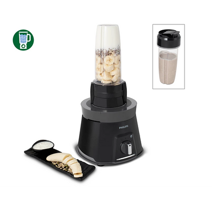 PHILIPS Viva Collection 1.25L Juicer Mixer Grinder | stainless steel, 3-step easy Juicing, 600W turbo motor (HL7580/00)