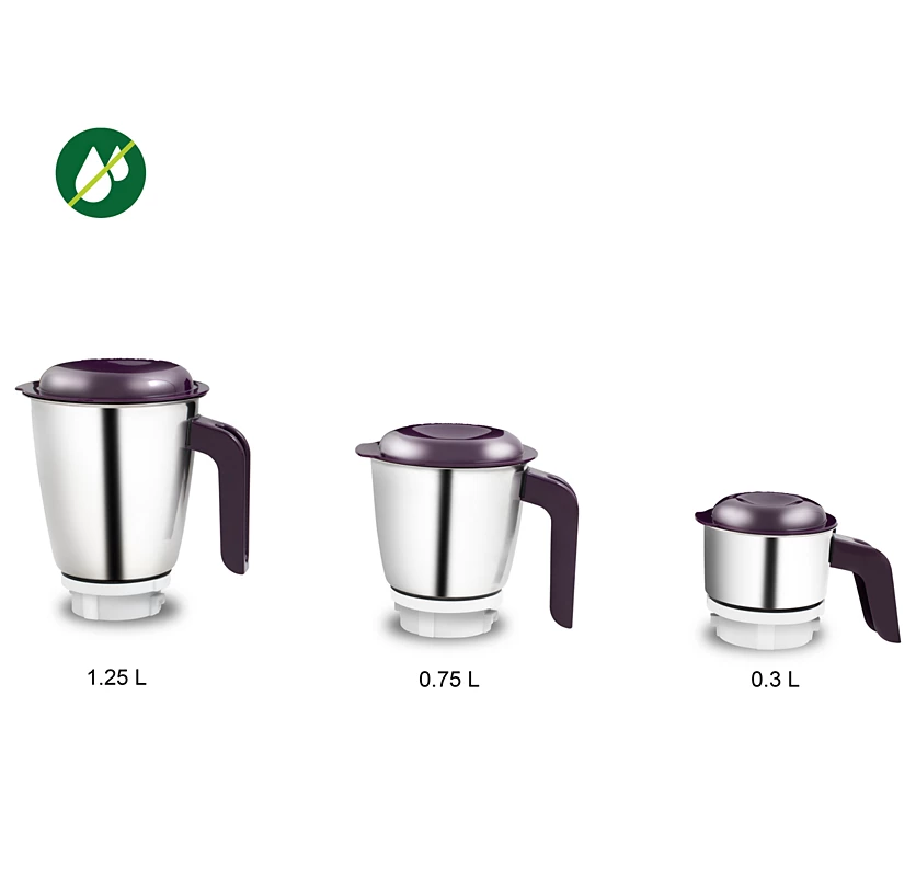 PHILIPS Daily Collection 500 W Mixer Grinder | Leak-proof Jars, Easy Grinding (HL7505/00)
