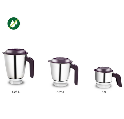 PHILIPS Daily Collection 500 W Mixer Grinder | Leak-proof Jars, Easy Grinding (HL7505/00)