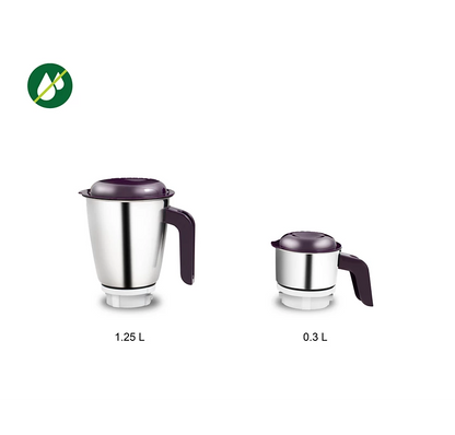 PHILIPS 500W Daily Collection Mixer Grinder| 2 Stainless-steel Jars, Easy Grinding (HL7506/00)