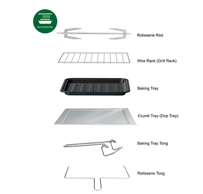 PHILIPS Viva Collection 25L Oven Toast Griller | Opti Temp Technology, 10 Presets menu, Digital Display panel (HD6975)