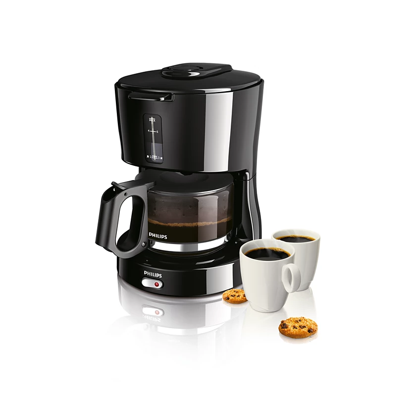 PHILIPS Daily Collection Coffee Maker with Glass Jug | Available in 2 Colors | 650w (HD7450/20)