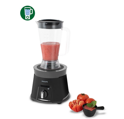 PHILIPS Viva Collection 1.25L Juicer Mixer Grinder | stainless steel, 3-step easy Juicing, 600W turbo motor (HL7580/00)