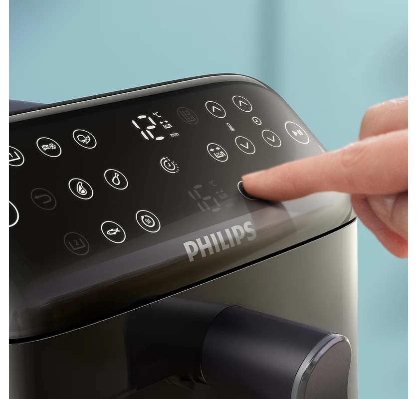 PHILIPS Airfryer 4000 Series Stacked Dual Basket | RapidAir Technology, 2 stacked basket | Perfect for Modern Kitchens (NA462/79)