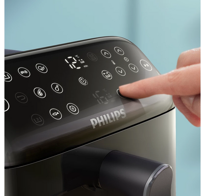 PHILIPS Airfryer 4000 Series Stacked Dual Basket | RapidAir Technology, 2 stacked basket | Perfect for Modern Kitchens (NA462/79)