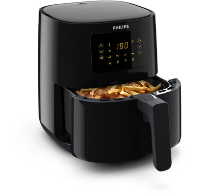 PHILIPS 4.1L Airfryer 5000 Series Connected | Rapid air technology, 7 Presets (HD9255)