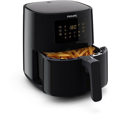 PHILIPS 4.1L Airfryer 5000 Series Connected | Rapid air technology, 7 Presets (HD9255)